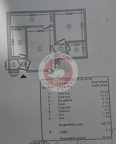 Timpuri Noi | 2 camere | Semidecomandat |50mp | B11892